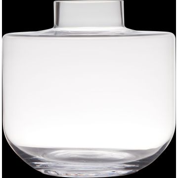 Vase en verre ARANYA, transparent, 25,5cm, Ø26cm