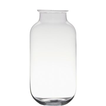 Vase bombé en verre NARUMOL, transparent, 35cm, Ø17cm