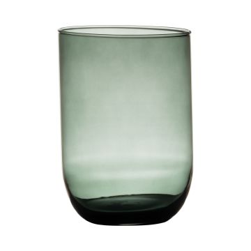 Vase de table en verre MARISA, gris-transparent, 20cm, Ø14cm