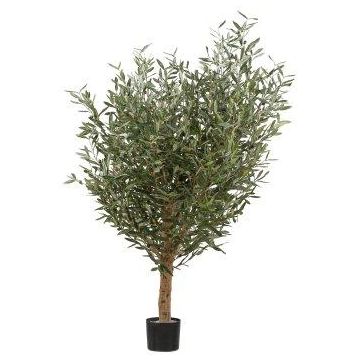 Arbre artificiel Olivier BASLU, tronc naturel, fruits, 160cm