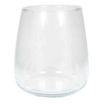 Vase en verre HYDRI, transparent, 17cm, Ø15cm