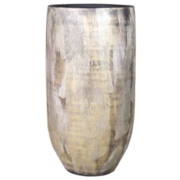 Vase en céramique AETIOS, dégradé, doré-brun, 45cm, Ø20cm
