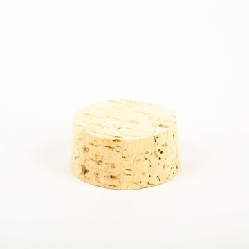 Bouchon de liège ALMEDA en liège naturel, clair, 3cm, Ø6/6,5cm