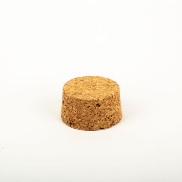 Bouchon de liège SERILDA en liège aggloméré, naturel, 2,5cm, Ø4,5/5cm
