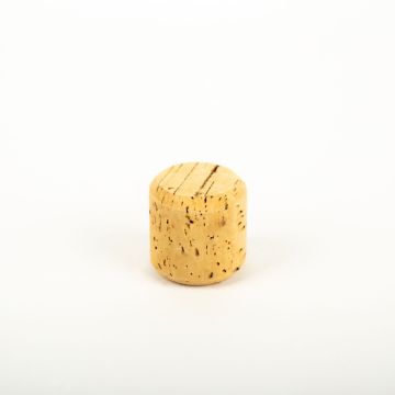 Bouchon naturel JAKOBA, moleté des deux côtés, clair, 3,8cm, Ø3,8cm Bouchon naturel JAKOBA, moleté des deux côtés, clair, 3,8cm, Ø3,8cm