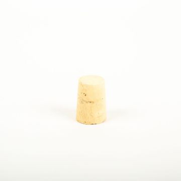 Bouchon pointu ALMEDA en liège naturel, clair, 3,3cm, Ø1,9/2,3cm