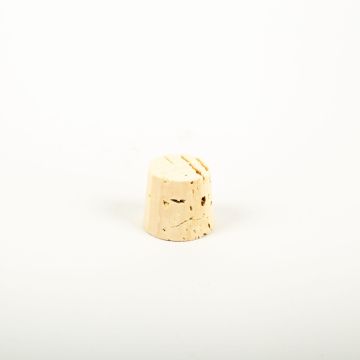 Bouchon pointu ALMEDA en liège naturel, clair, 2cm, Ø2/2,3cm
