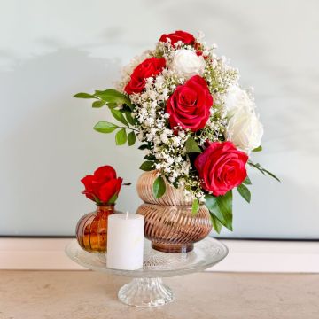 Sweet Roses - bouquet de mariage personnalisé - demande du client Ronald