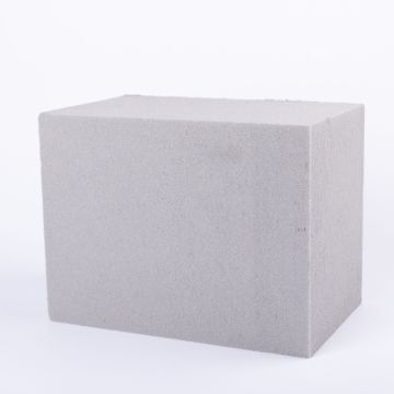 Bloc de mousse florale IZIAR pour fleurs artificielles, gris, 18,5x32x23cm