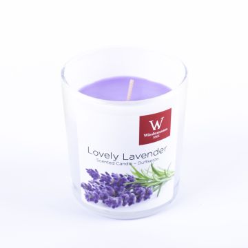 Bougie parfumée ASTRID en pot, Lovely Lavender, violet, 7,9cm, Ø7,1cm, 28h