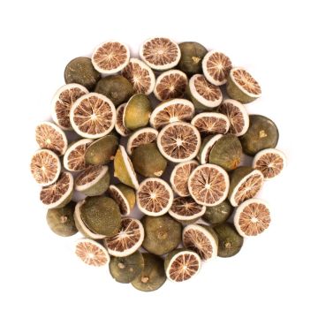 Fruits secs décoratifs Demi-citrons KRESZENTIA, vert, Ø3-4cm, 250g