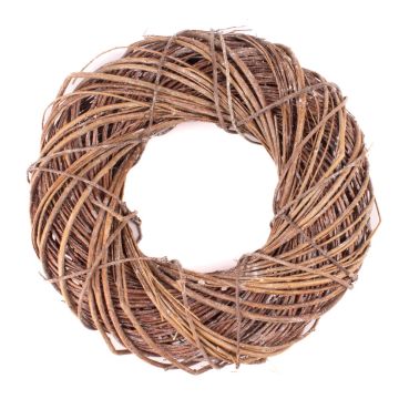 Couronne sèche en osier JOZIAH, naturel, Ø35cm