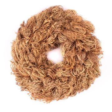 Couronne sèche Fleurs d'aneth NADALU, naturel, Ø25cm