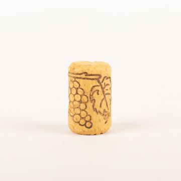 Bouchon de bricolage en liège naturel WINONA avec motif, naturel, 3,8cm, Ø2,4cm