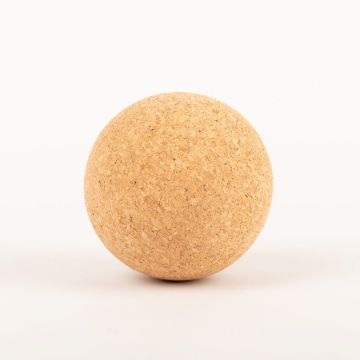 Boule de liège MEDORA en liège aggloméré, naturel, Ø5,8cm
