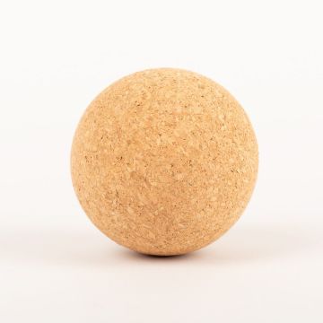 Boule de liège MEDORA en liège aggloméré, naturel, Ø6,5cm