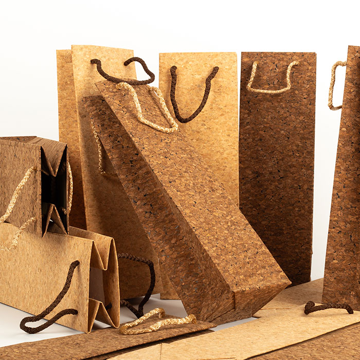 Sacs cadeaux en liège