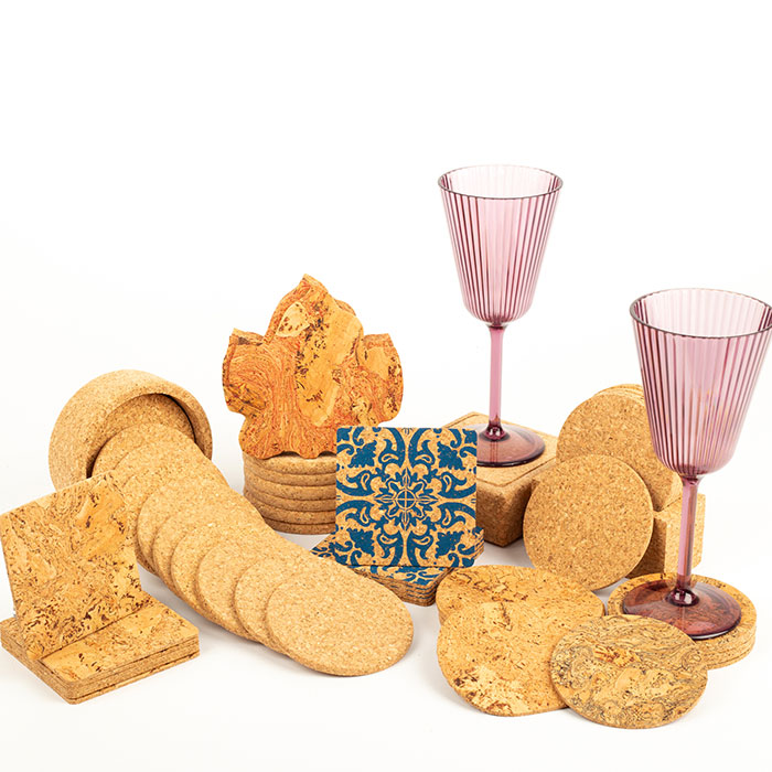 Sous-verres en liège pour verres / tasses