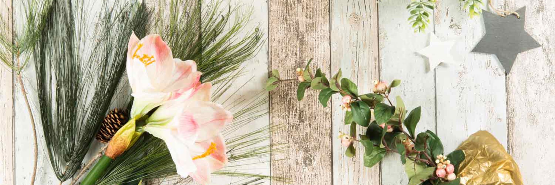 Bouquets et compositions individuels pour l'hiver